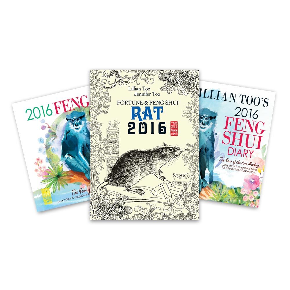 Set horoscoopboek Rat Almanac-kalender, Diary-Agenda 2016