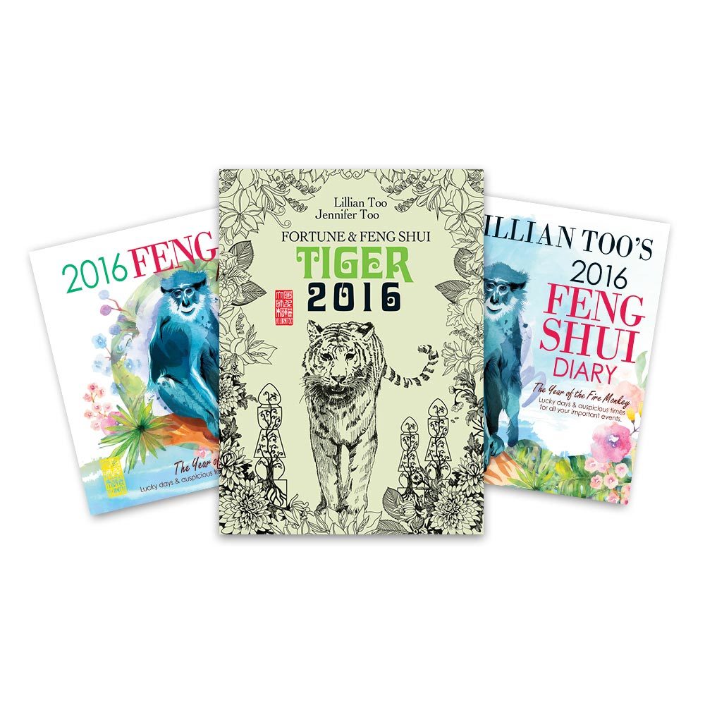 Set horoscoopboek Tiger Almanac Diary 2016